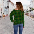 Tartan Womens Off Shoulder Sweater - Kincaid Modern - BN
