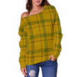 Tartan Womens Off Shoulder Sweater - Houston - BN