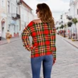 Tartan Womens Off Shoulder Sweater - MacGill Modern - BN