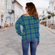 Tartan Womens Off Shoulder Sweater - Falconer - BN