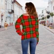 Tartan Womens Off Shoulder Sweater - Lennox Modern - BN