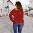 Tartan Womens Off Shoulder Sweater - MacColl Modern - BN