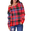 Tartan Womens Off Shoulder Sweater - Aberdeen District - BN