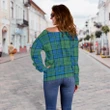 Tartan Womens Off Shoulder Sweater - Lockhart - BN