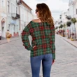 Tartan Womens Off Shoulder Sweater - MacDiarmid Modern - BN