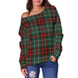 Tartan Womens Off Shoulder Sweater - MacDiarmid Modern - BN