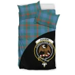 Agnew Ancient Tartan Clan Badge Bedding Set Wave Style TH8
