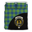 Johnston Ancient Tartan Clan Badge Bedding Set Wave Style