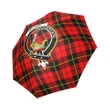 Wallace Hunting - Red Crest Tartan Umbrella TH8