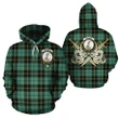 Wallace Hunting Ancient Clan Crest Tartan Scottish Gold Thistle Hoodie
