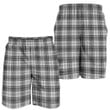 Douglas Grey Modern Tartan Shorts For Men K7