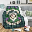 MacDonald of the Isles Hunting Ancient Crest Tartan Blanket Thistle  | Tartan Home Decor | Scottish Clan