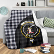 MacRae Dress Modern Tartan Clan Badge Premium Blanket Wave Style TH8