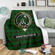 Anstruther Crest Tartan Blanket A9