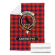 Abernethy Crest Tartan Blanket A9