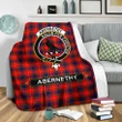 Abernethy Crest Tartan Blanket A9