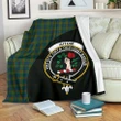 Aiton Tartan Clan Badge Premium Blanket Wave Style TH8
