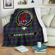 Armstrong Crest Tartan Blanket A9
