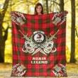 Premium Blanket Adair Clan Crest Gold Courage Symbol