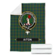 Aiton Crest Tartan Blanket A9