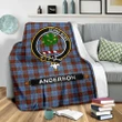 Anderson Crest Tartan Blanket A9