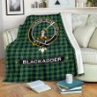 Blackadder Crest Tartan Blanket A9