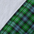 Arbuthnot Ancient Tartan Clan Badge Premium Blanket Wave Style TH8