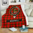 Maxwell Crest Tartan Blanket | Tartan Home Decor | Scottish Clan