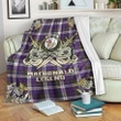 Premium Blanket MacDonald Dress Modern Clan Crest Gold Courage Symbol