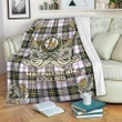 Premium Blanket MacPherson Dress Modern Clan Crest Gold Courage Symbol
