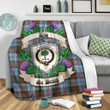 Anderson Ancient Crest Tartan Blanket Thistle A91