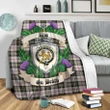 MacPherson Dress Ancient Crest Tartan Blanket Thistle  | Tartan Home Decor | Scottish Clan