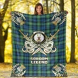Premium Blanket Gordon Ancient Clan Crest Gold Courage Symbol