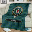 Lyon Crest Tartan Blanket | Tartan Home Decor | Scottish Clan