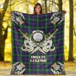 Premium Blanket Inglis Modern Clan Crest Gold Courage Symbol