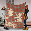 Morrison Red Ancient Tartan Premium Blanket