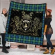 Gordon Ancient Clan Royal Lion and Horse Premium Quilt