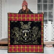 Scrymgeour Clan Royal Lion and Horse Premium Quilt