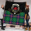 Young Modern Clan Tartan Scotland Cherish the Badge Premium Quilt