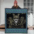 Inglis Ancient Clan Royal Lion and Horse Premium Quilt