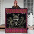 Lumsden Modern Clan Royal Lion and Horse Premium Quilt