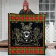 Leask Clan Royal Lion and Horse Premium Quilt