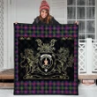 Logan Modern Clan Royal Lion and Horse Premium Quilt