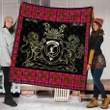MacRae Modern Clan Royal Lion and Horse Premium Quilt
