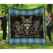 Laing Clan Royal Lion and Horse Premium Quilt