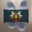 Forbes Ancient Crest Tartan Tablecloth Unicorn Thistle A30