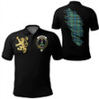 Scottish Ferguson Ancient Tartan Crest Polo Shirt Scotland In My Bone With Golden Rampant