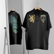 Scottish Ferguson Ancient Tartan Crest Polo Shirt Scotland In My Bone With Golden Rampant