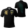 Scottish Dundas Modern 02 Tartan Crest Polo Shirt Scotland In My Bone With Golden Rampant