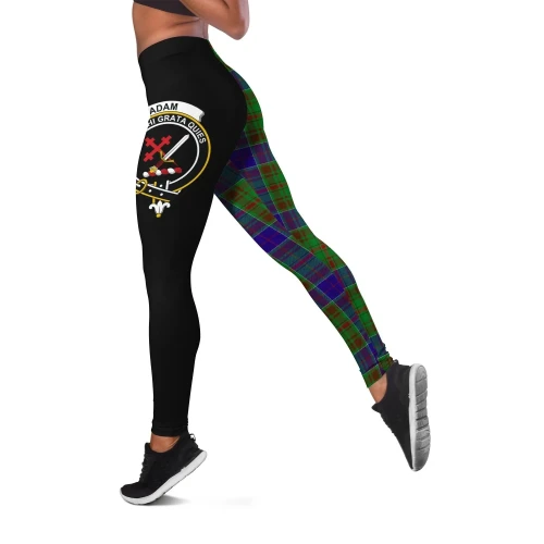 Tartan with a Twist, Spartan Tartan - Yoga Leggings – Kristina